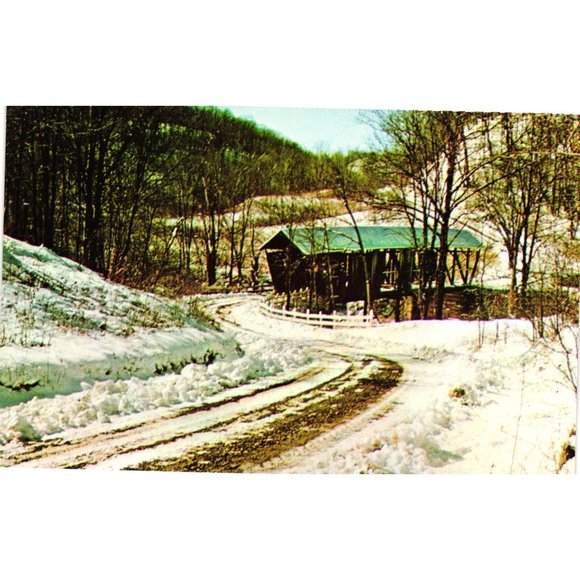 Island Run Postcard Travel Souvenir Unposted Morgan County Eagleport Ohio - Picture 1 of 2